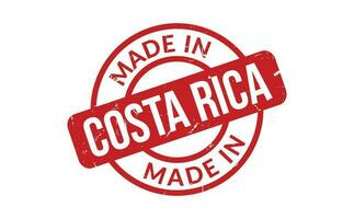 Made In Costa Rica Rubber Stamp vector