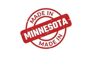 Made In Minnesota Rubber Stamp vector