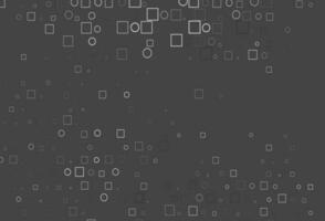 Light Silver, Gray vector backdrop with dots, spots, cubes.