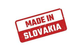 Made In Slovakia Rubber Stamp vector