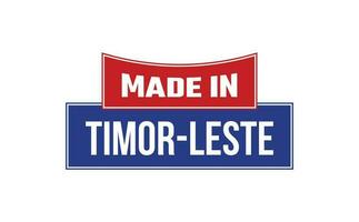 Made In Timor Leste Rubber Stamp vector