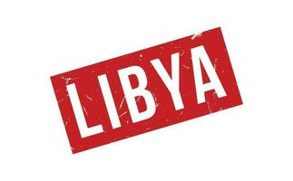 Libia caucho sello sello vector