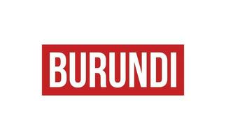 Burundi caucho sello sello vector