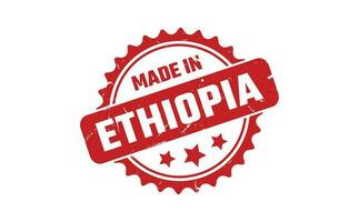 Made In Ethiopia Rubber Stamp vector