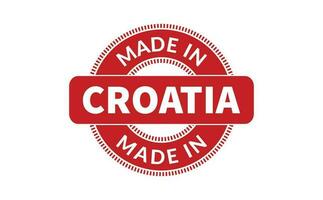 Made In Croatia Rubber Stamp vector