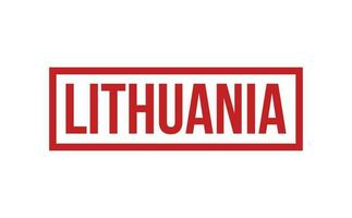 Lithuania Rubber Stamp Seal Vector