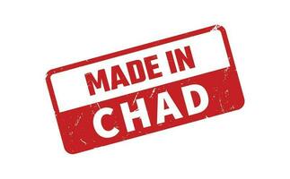 Made In Chad Rubber Stamp vector