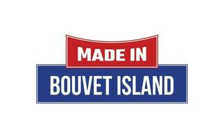 Made In Bouvet Island Seal Vector
