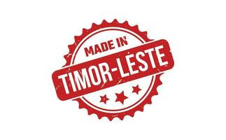 hecho en Timor leste caucho sello vector