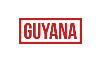 Guayana caucho sello sello vector