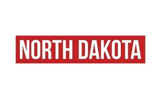 North Dakota Rubber Stamp Seal Vector