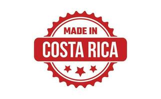 Made In Costa Rica Rubber Stamp vector