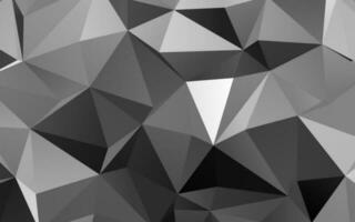 Light Silver, Gray vector polygonal background.