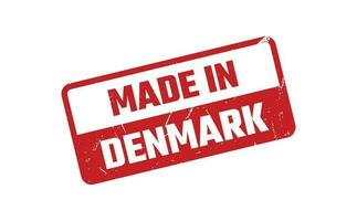 Made In Denmark Rubber Stamp vector