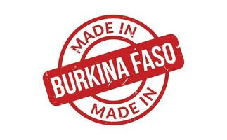 Made In Burkina Faso Rubber Stamp vector