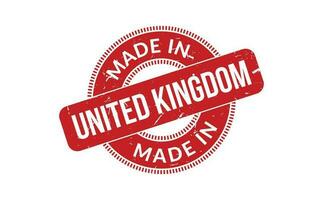 Made In United Kingdom Rubber Stamp vector