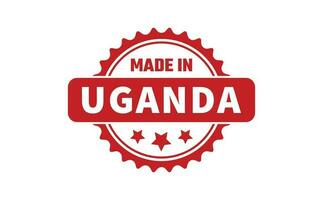 Made In Uganda Rubber Stamp vector