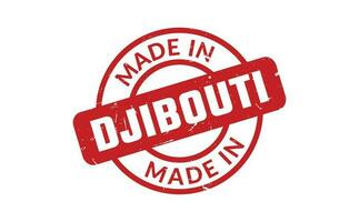 Made In Djibouti Rubber Stamp vector