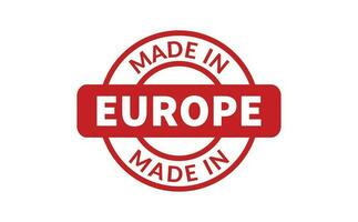 Made In Europe Rubber Stamp vector