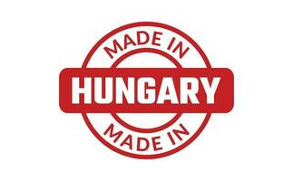 Made In Hungary Rubber Stamp vector