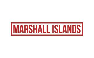 Marshall Islands Rubber Stamp Seal Vector