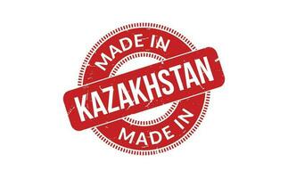 Made In Kazakhstan Rubber Stamp vector