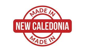 Made In New Caledonia Rubber Stamp vector