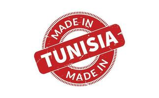 Made In Tunisia Rubber Stamp vector