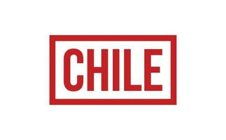 Chile Rubber Stamp Seal Vector