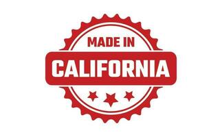 Made In California Rubber Stamp vector