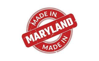 Made In Maryland Rubber Stamp vector