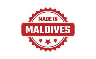 Made In Maldives Rubber Stamp vector