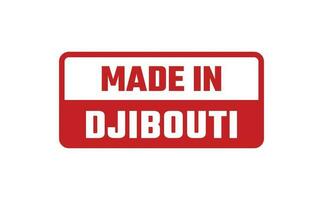 Made In Djibouti Rubber Stamp vector