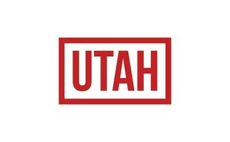 Utah caucho sello sello vector