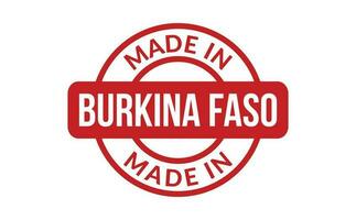 Made In Burkina Faso Rubber Stamp vector