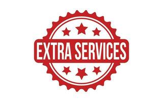 Extra Services rubber grunge stamp seal vector