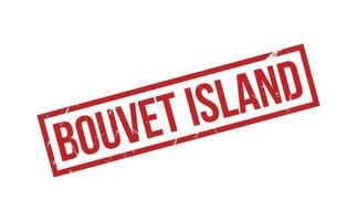 Bouvet Island Rubber Stamp Seal Vector
