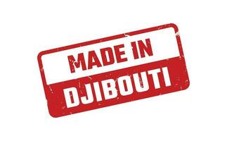 Made In Djibouti Rubber Stamp vector