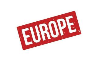 Europe Rubber Stamp Seal Vector