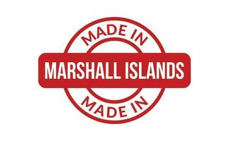 Made In Marshall Islands Rubber Stamp vector