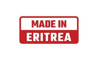 Made In Eritrea Rubber Stamp vector