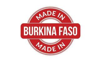 Made In Burkina Faso Rubber Stamp vector