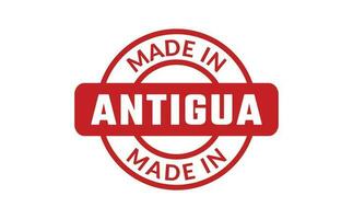 Made In Antigua Rubber Stamp vector