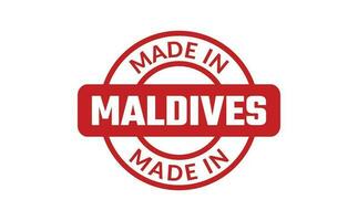 Made In Maldives Rubber Stamp vector