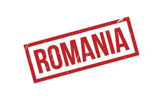 Romania Rubber Stamp Seal Vector