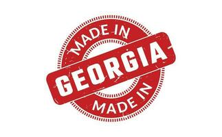 Made In Georgia Rubber Stamp vector