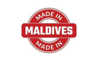 Made In Maldives Rubber Stamp vector