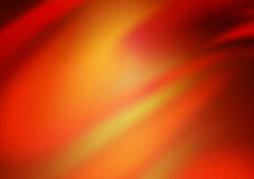 Light Red, Yellow vector blurred bright pattern.