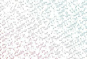 Light Blue, Red vector pattern with spheres.