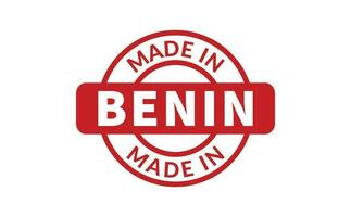 Made In Benin Rubber Stamp vector